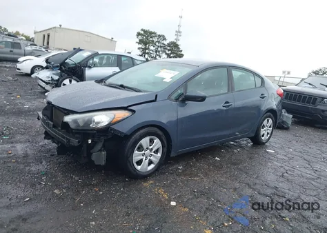 2016 Kia Forte Lx из США, поврежденный, VIN KNAFK4A67G5583739